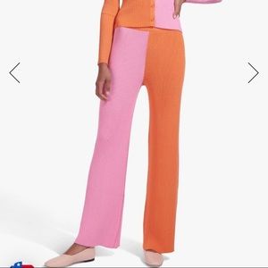 Staud Fama Pant in nectarine pink. Brand new with tags. Never worn.